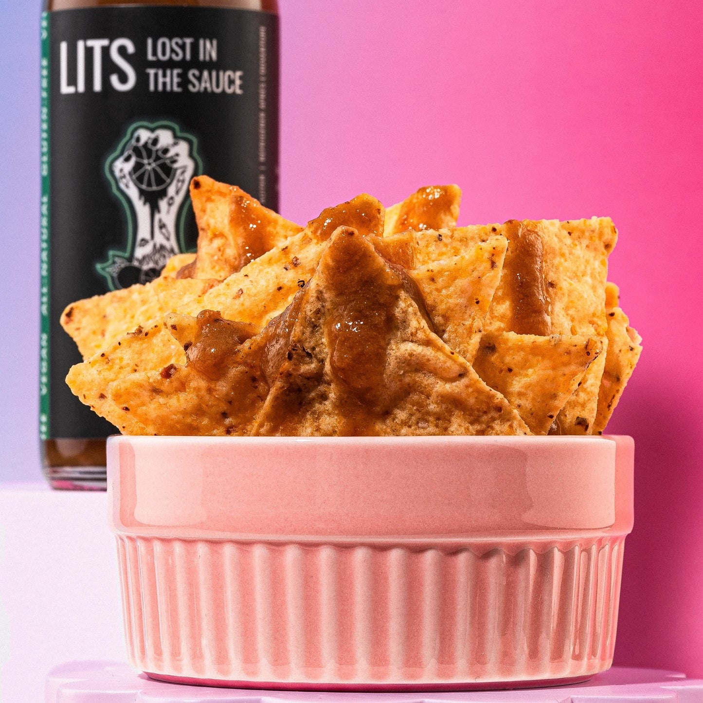 Lime Chili mild salsa verde hot sauce by Lost in the Sauce LITS Toronto hot sauce made in Ontario Canada
