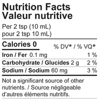 Project Casper hot sauce nutrition facts and ingredients label, photo 4