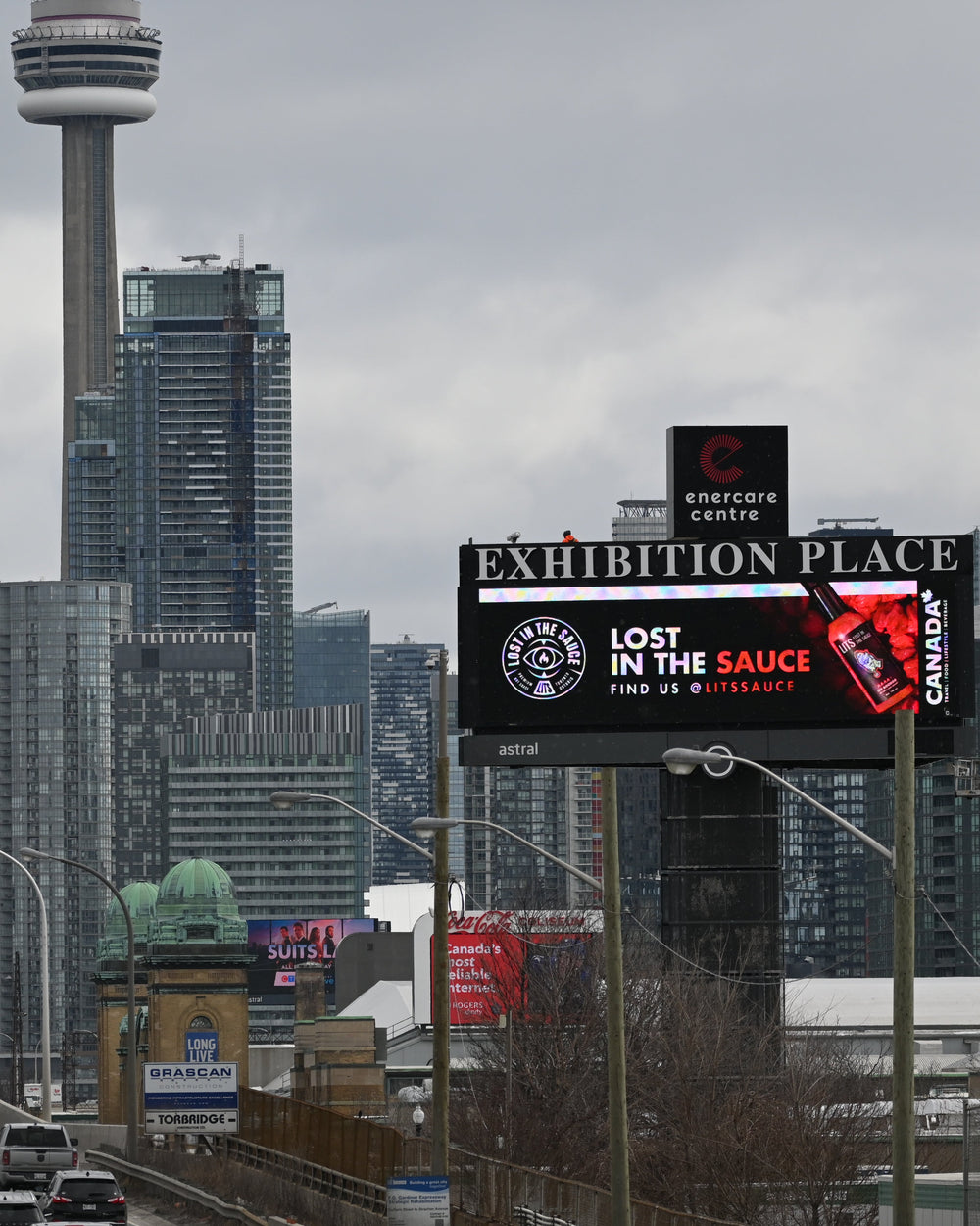 Lost in the Sauce Toronto Billboard