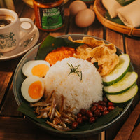 Amma's Malaysian Sambal served with a plate of nasi lemak, photo 3