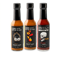 The LITS Sweet & Spicy Pack: three fruit-forward Lost in the Sauce hot sauces, photo 1