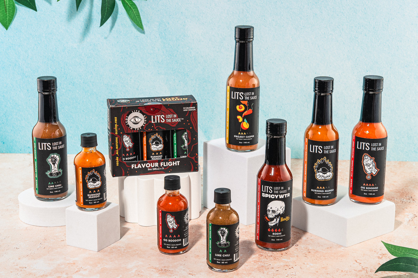 Lost in the Sauce - Gourmet all-natural vegan gluten-free hot sauce made in Toronto Ontario Canada