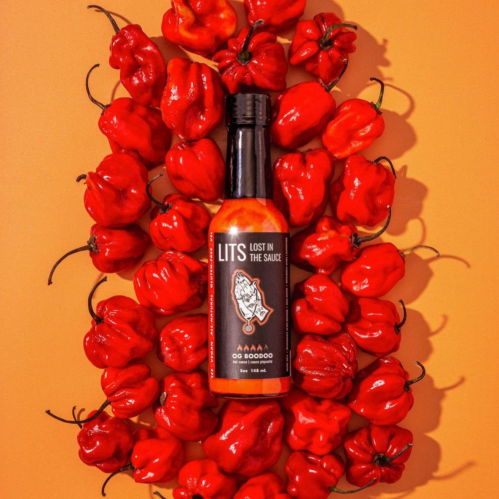 OG Boodoo classic Trinidadian pepper sauce by Lost in the Sauce LITS Toronto hot sauce made in Ontario Canada